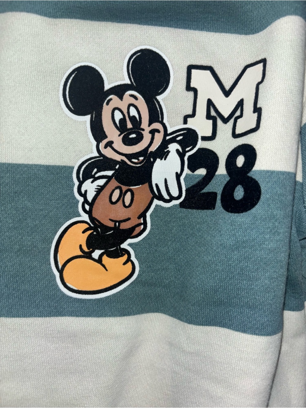 Disney Striped Kids Boys 2 Pc Mickey & Friends Sweatshirt Pant set 3T - Picture 8 of 13